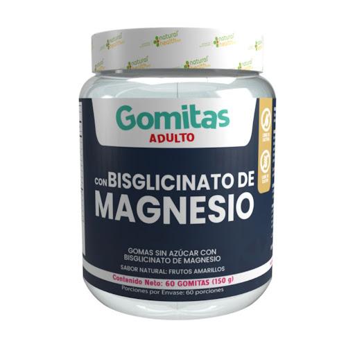 Gomitas Bisglicinato de Magnesio x60 – Relajación y Descanso NATURAL HEALTH GOMAS x 1 Suplemento en gomitas de alta absorción que ayuda a la relajación muscular y nerviosa, favorece el descanso nocturno y contribuye a la energía y bienestar diario