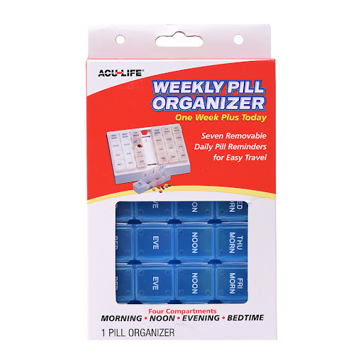 Pastillero Ac-Life Semanal Recordador Dosificado x 1 und