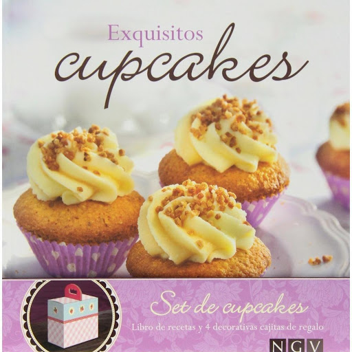 Exquisitos Cupcakes Naumann & Gobel Verlagsgesellschaft Libro x 1.0 EXQUISITOS CUPCAKES  Con este maravilloso set hará las delicias de cualquier goloso. El libro presenta 39 recetas variadas para preparar ricos e irresistibles cupcakes, y viene con cuatro cajitas de c