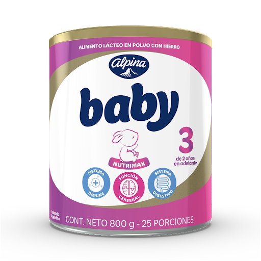 Fórmula Infantil Alpina Baby Nutrimax Etapa 3 x 800 gr