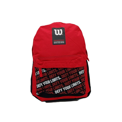Morral Wilson Danger Unisex (Rojo) Wilson BOLSA x 1 Tu Morral de todos los días, ideal para llevar todo lo que necesitas a la Universidad, Colegio o tu lugar preferido.

​

CARACTERÍSTICAS

​

- Marca: Wilson.

- Modelo: Danger Unisex.

- Composición: 