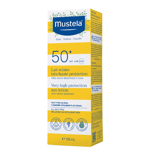 Protector Solar Mustela   Bebé Spf 50 x 100 ml