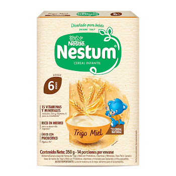 Cereal Infantil Nestum Trigo Miel Caja x 350 gr  