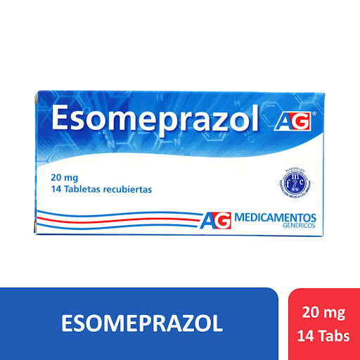 Esomeprazol 20 mg Caja x 14 Tabletas