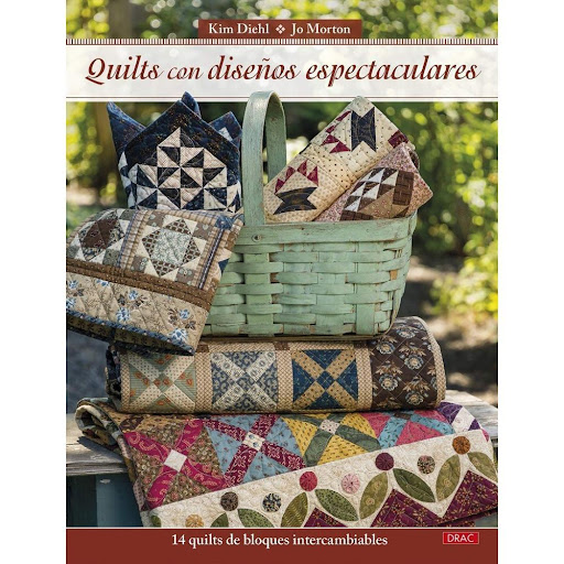 Quilts Con Diseños Espectaculares Editorial Del Drac Libro x 1.0 QUILTS CON DISEÑOS ESPECTACULARES   Magnífica colección de quilts realizados en diferentes tamaños Era difícil imaginar que las autoras Kim Diehl y Jo Morton pudieran superarse? hasta que unieron sus 