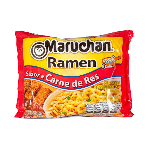 Sopa Instantánea Ramen   Maruchan Sobre Sabor A Carne x 85 gr