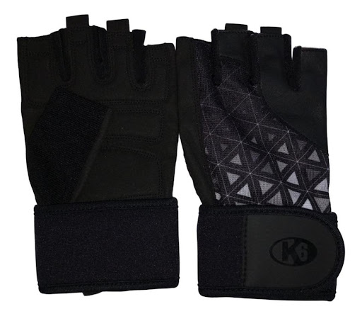 Guantes Para Levantamiento De Peso K6 Oblivion+ (Negro, Xl) K6 Papeleta x 1 par 