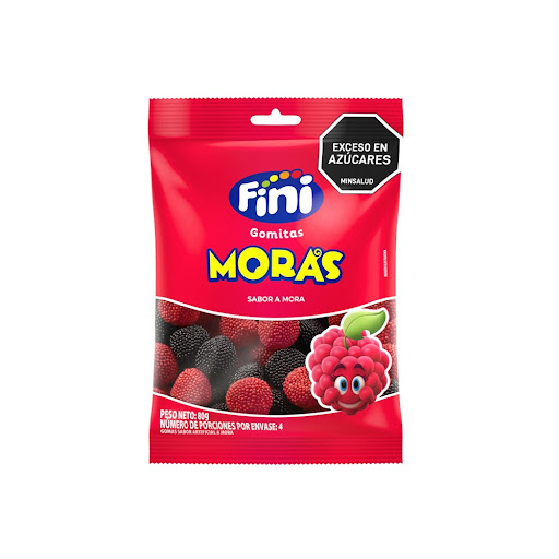 Gomas Fini Moras Paquete x 80 gr
