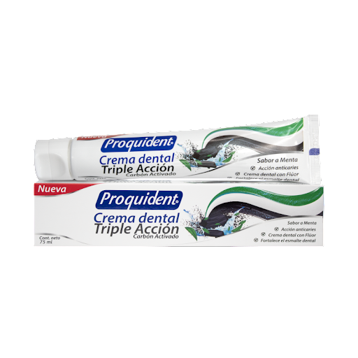 Crema Dental Proquident Carbón Activado x 75 ml