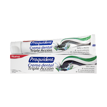 Crema Dental Proquident Carbón Activado x 75 ml  