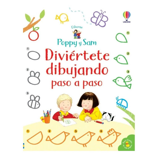Poppy Y Sam. Aprende Dibujar Paso A Paso Usborne Libro x 1.0 POPPY Y SAM APRENDE DIBUJAR PASO A PASO   Simpático libro en el que los niños podrán aprender a dibujar en compañía de Poppy y Sam y crear distintos animales de granja. Con instrucciones detalladas pa