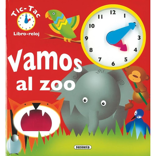 Vamos Al Zoo. Libro - Reloj (t.d) Susaeta Ediciones Libro x 1.0 VAMOS AL ZOO (LIBRO-RELOJ)(T.D)  Nº de páginas: 14 Editorial: SUSAETA Idioma: CASTELLANO Encuadernación: Tapa blanda ISBN: 9788430565115 Año de edición: 2008 Plaza de edición: ES Fecha de lanzamiento: