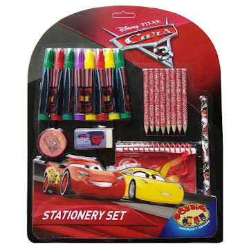 Solo Online Juguete De Manualidades   Cars Setescolar De Regalo3 20 Piezas 