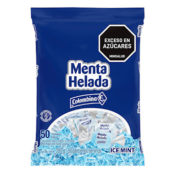 Menta Helada Colombina Tradicional Paquete x 50 und  