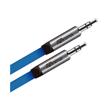 Cable Igoma Auxiliar 3.5 Negro de 1metro Empaque x 1 und                    