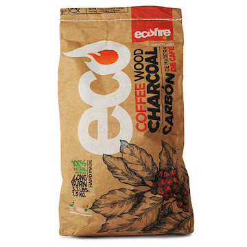 Carbón de Madera de Café Ecofire 100% Natural x 1.5 kg   