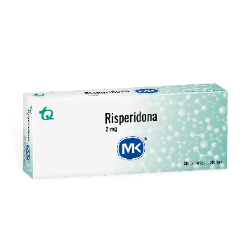 Risperidona MK 2mg Caja x 20 Tabletas  