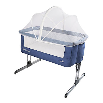 Solo Online Cuna Bebesit Side By   Side Color Azul X 1 Unidad 