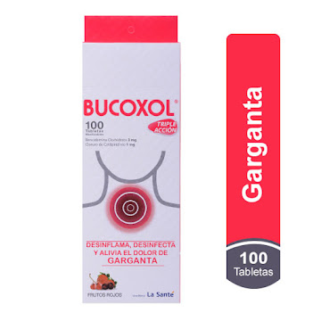 Solo Online Bucoxol Tab Frutos Rojos   Ta 3mg/1 Mg 2014m Cjax100 