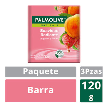 Jabón PalmoliveYogurt y Frutas Barra 120g x 3 und  