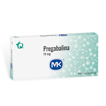 Pregabalina MK 75 mg Caja x 14 Cápsulas  
