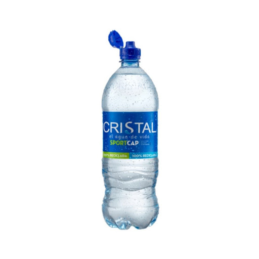 //Agua Cristal Sport Cap x 1 Lt