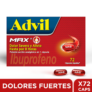 Advil Max Caja x 72 Cápsulas  