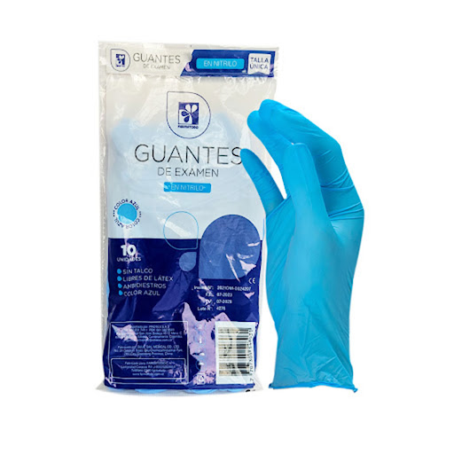 Guantes Nitrilo Farmatodo Talla Única Paquete x 10 und