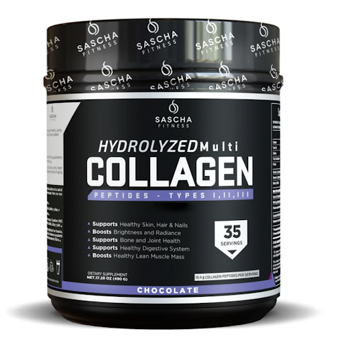 Colágeno Hidrolizado Sascha Fitness Chocolate x 490 gr 