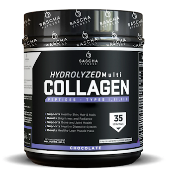 Colágeno Hidrolizado   Sascha Fitness Chocolate x 490 gr 