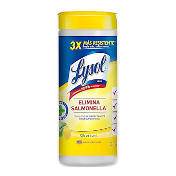Toallas Desinfectantes   Lysol Citrus x 35 und 