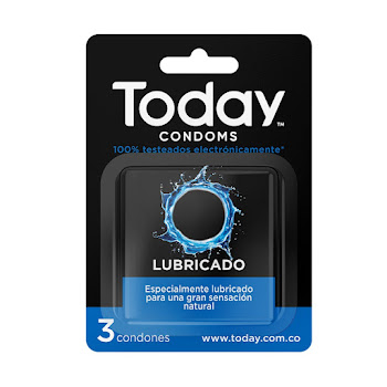 Condones Today Lubricado X 3 unds  