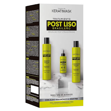 Kit Post Liso Brasileño   Keratimask 3 Unidades 