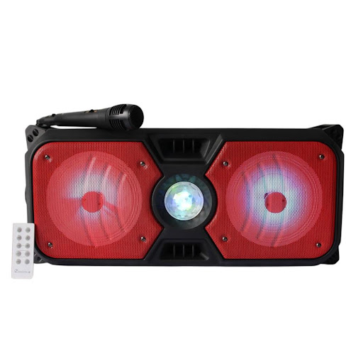 Parlante Bluetooth Con Luces LED Para Fiestas Y Karaoke UNIMARC Unidad x 1 Convierte cualquier espacio en una fiesta con este potente parlante bluetooth recargable, ideal para reuniones, karaoke, celebraciones o simplemente disfrutar tu música favorita. Su diseño moderno con