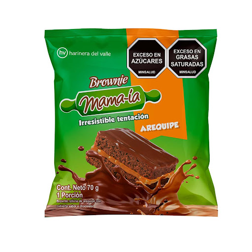 Brownie Mama-ia Arequipe x 70 gr