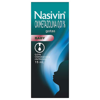 Nasivin Baby Gotas Frasco X 15ml Oximetazolina Clohidrato   