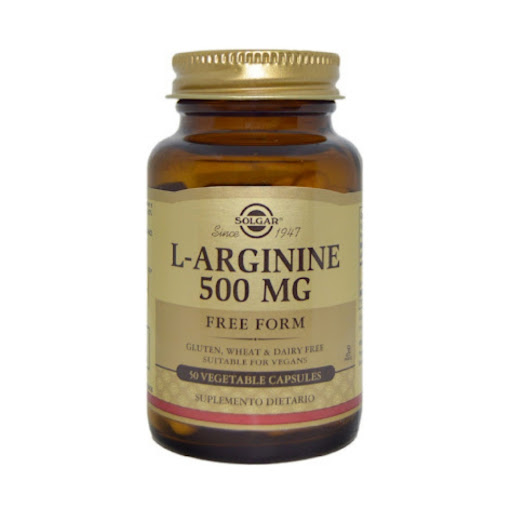 Suplemento Dietario Solgar L-Arginine 500mg Frasco x 50 Cápsulas
