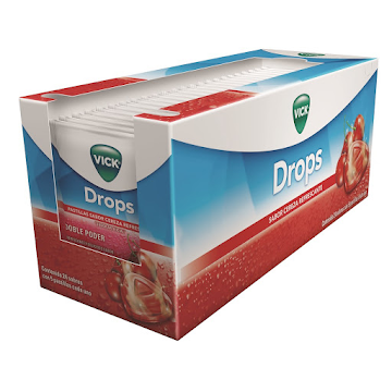 Vick Drops Cereza Caja x 24 Sobres  