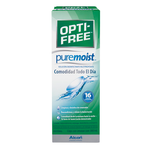 Solución Para Lentes Opti-Free Pure Moist Frasco X 300 ml