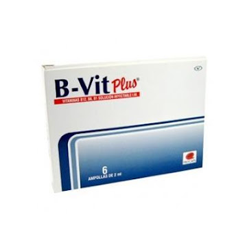 **B-Vit Plus Caja X6Amp. Procaps Piridoxina Tiamina Riboflavina Niacina   