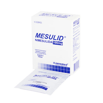 Mesulid Nimesulide 100 mg Novamed Caja x 6 Sobres  