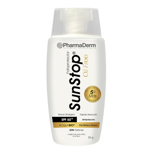 Protector Solar Sunstop Oil Free SPF 50+ x 60 ml