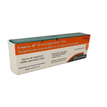 Engerix-B 20 Gsk 1 ml Caja x 1 vial  