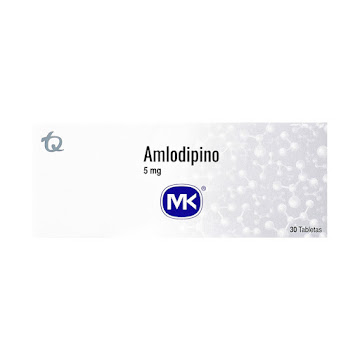 Amlodipino 5 mg Mk Caja x 30 Tabletas  