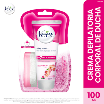 Crema Depilatoria Veet Corporal de Ducha x 100 ml  