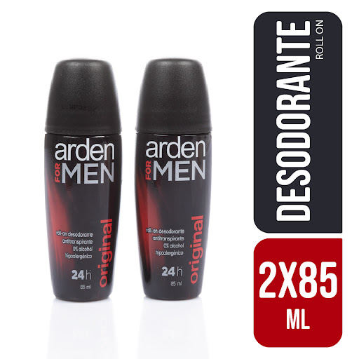 Desodorante Arden For Men Roll On Original 85 ml x 2 und