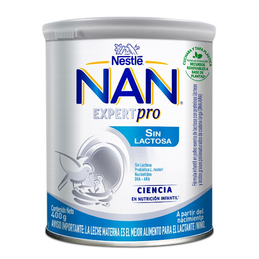Fórmula Infantil NAN Sin Lactosa Lata x 400 gr