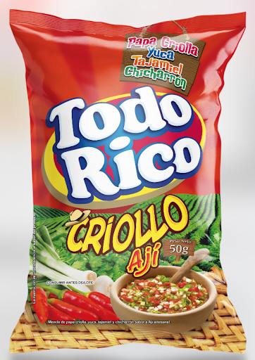 Pasabocas Todo Rico Criollo Aji x 50 gr