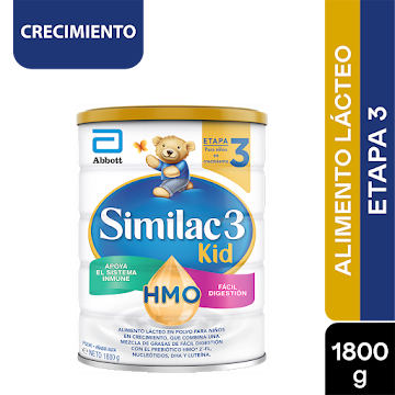 Alimento Lácteo Similac Etapa 3 Kid Hmo x 1800 gr  