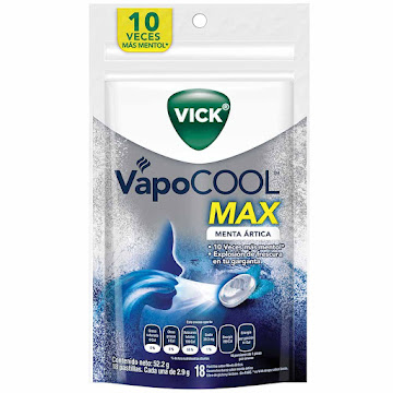 Vick Vapocool Max Menta Artica P&G Sobre x 18 und  